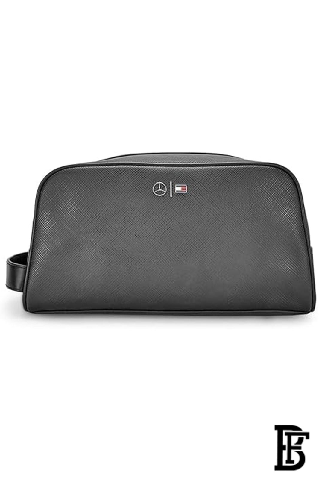 Tommy Hilfiger Men's Black Genuine Leather Handbag - MENBAG040 image 0