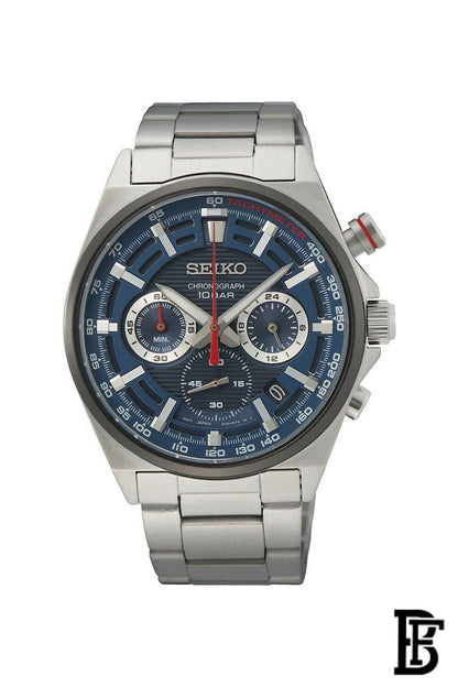SEIKO  SSB407P1 Men's Stainless steel  Quartz CHRONOGRAPH  Wrist Watch      Warranty from Elaraby Group image 0