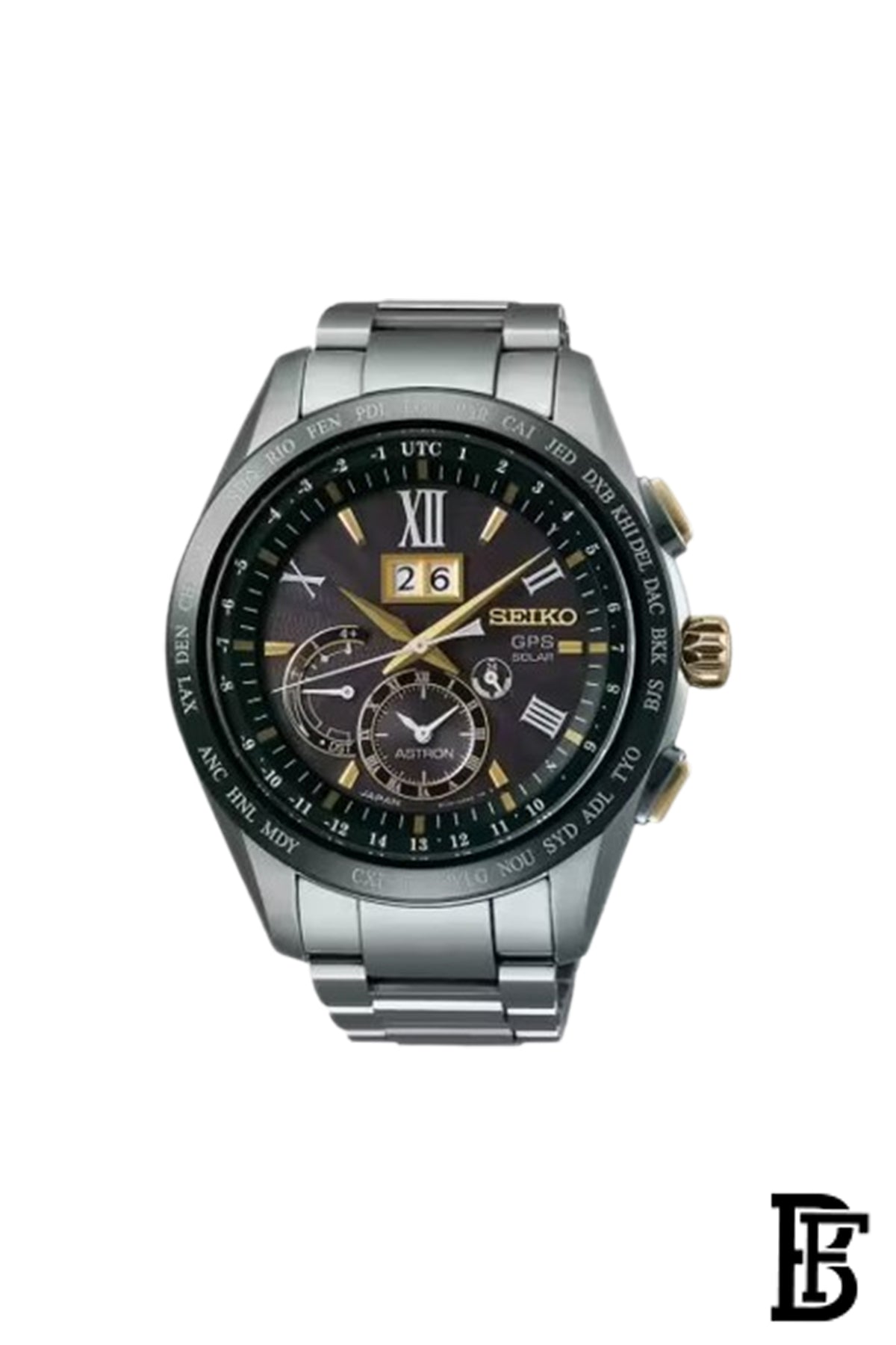 SEIKO Men's Hand Watch ASTRON Stainless Band, Black Dial SSE139J1 image 0