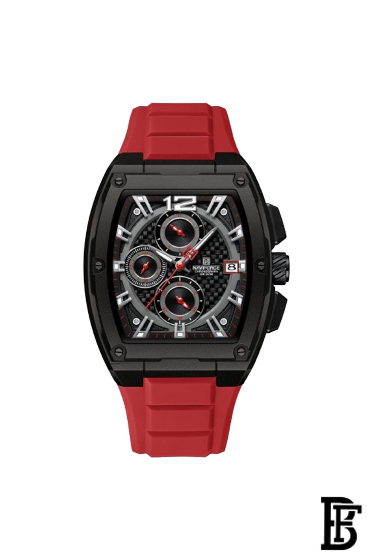 NAVIFORCE NF8050 B/B/R  Men's Watch image 1