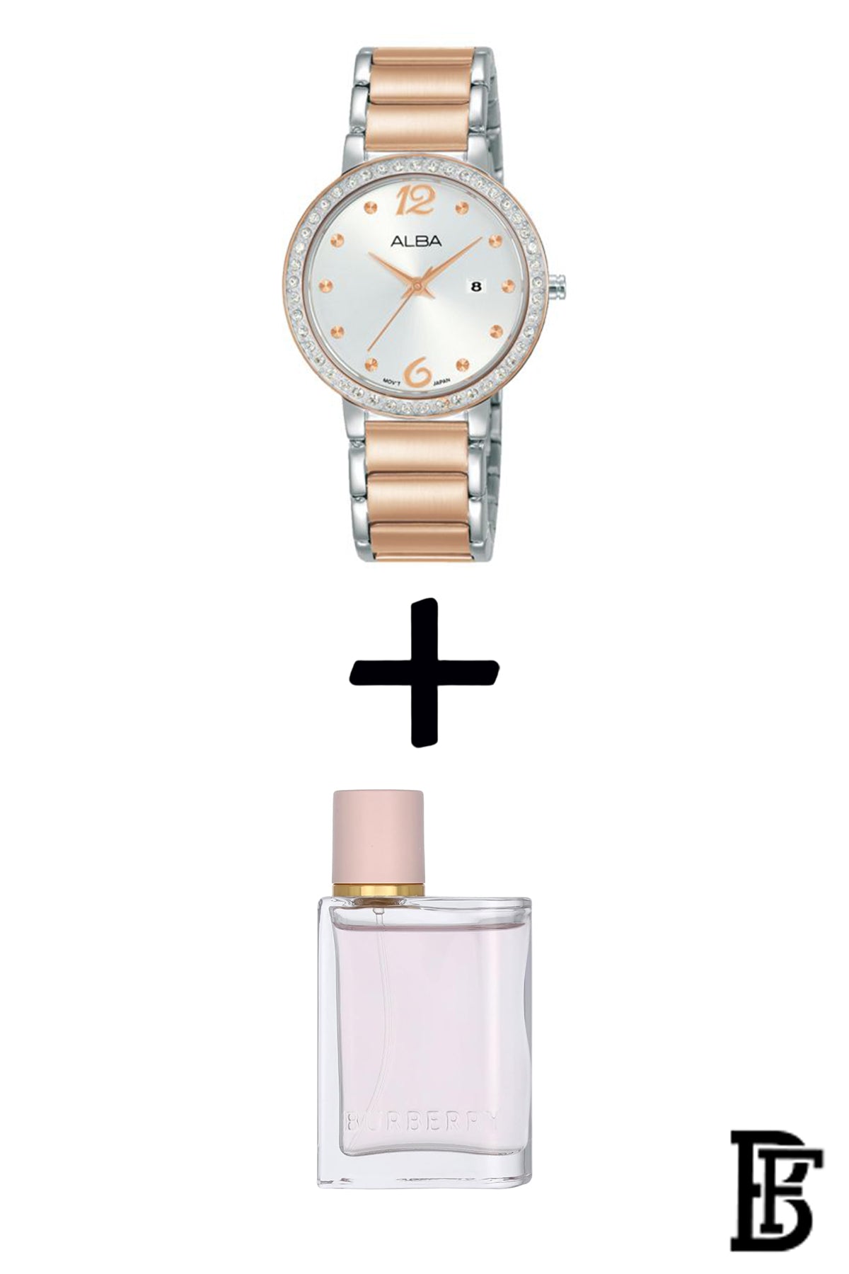 Alba AH7BK2X Women's Stainless steel  Quartz Analog Wrist Watch   + Gift perfume tester 30 ml  Warranty from Elaraby Group image 0