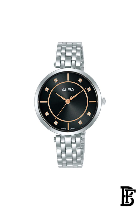 Alba ARX081X Women's Stainless steel Quartz Analog Wrist Watch      Warranty from Elaraby Group image 0