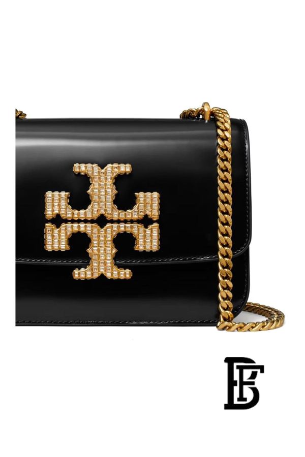 Tory Burch Black Leather Women Handbag 161930001001 – Elegant Everyday Shoulder Bag image 7
