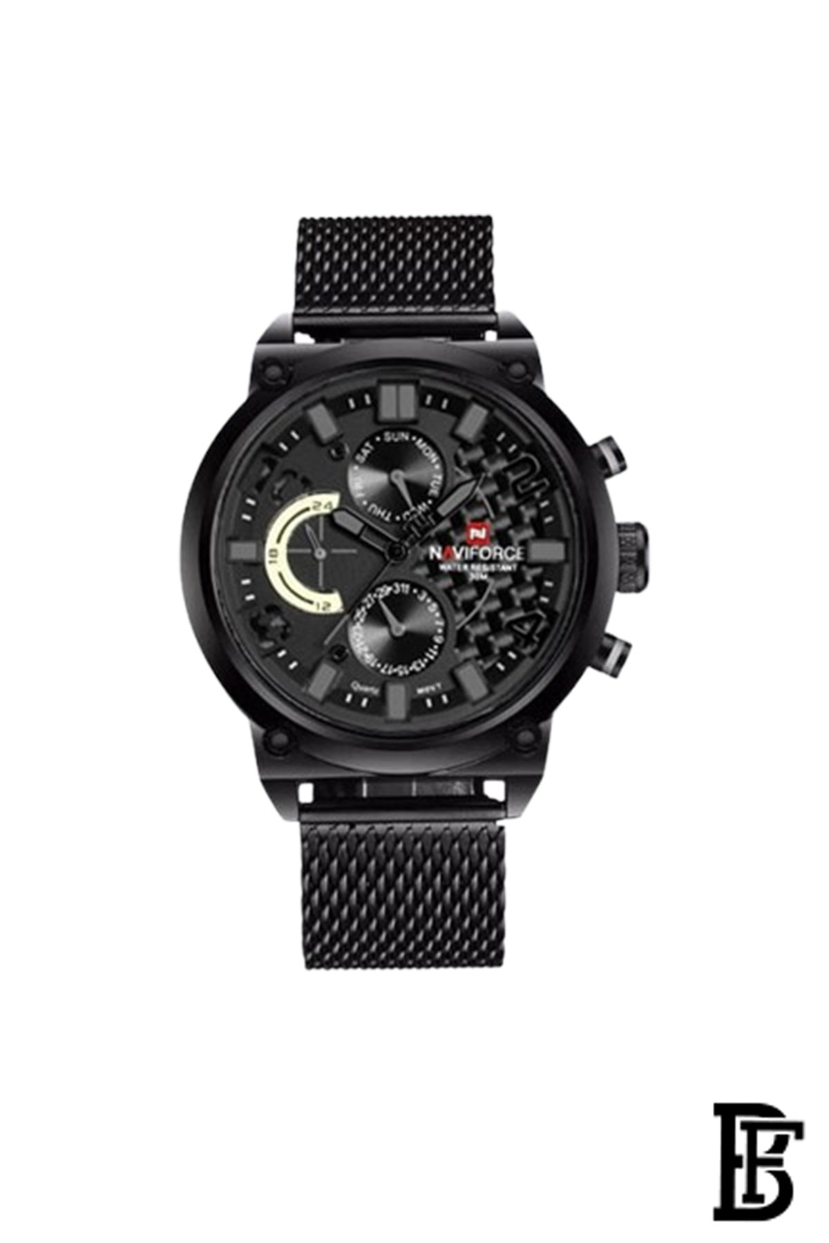 NAVIFORCE NF9068 BGYB MEN'S Stainless Steel Wrist Watch image 1