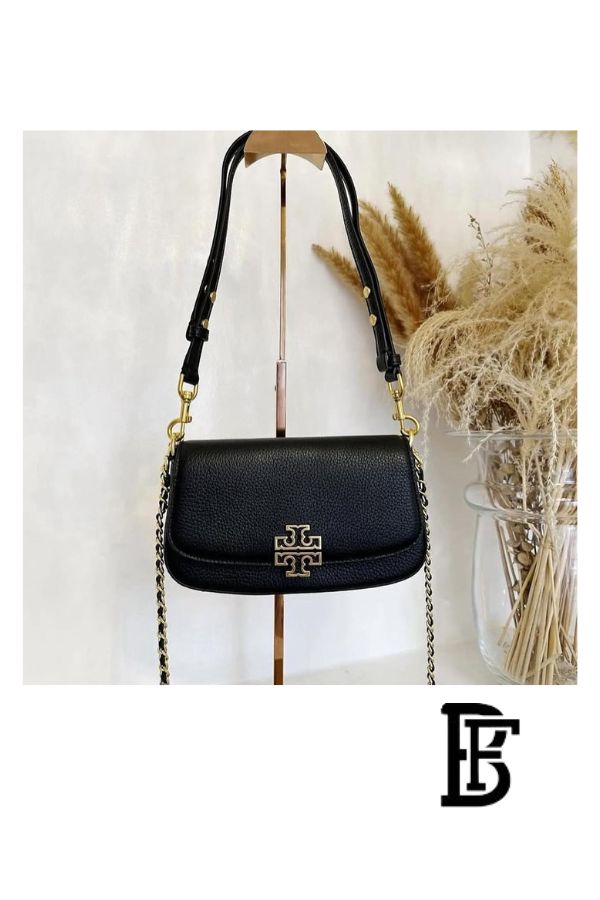 Tory Burch Black Leather Women Handbag 138772 001 – Elegant Everyday Shoulder Bag image 8