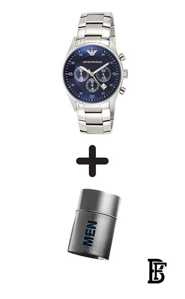 EMPORIO ARMANI Men Chronograph Watch AR5860 + Gift perfume Tester 30 ml image 0
