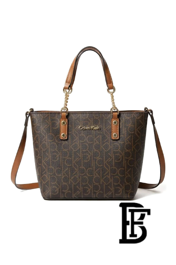 Calvin Klein Brown Women Shoulder Bag – Elegant Everyday Shoulder Bag image 0