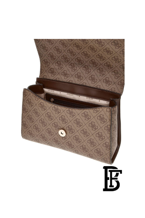 Guess brown Women Shoulder Bag Hwsg9500200 Lgw  – Elegant Everyday Shoulder Bag image 4