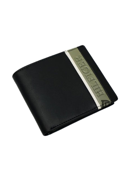 Leather Coin And Credit Card Wallet BLACK- LEATHER image 3