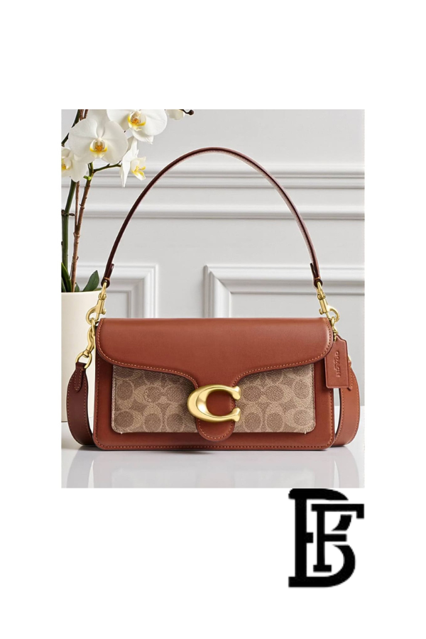 Coach Brown  Women Shoulder Bag Ci032 – Elegant Everyday Shoulder Bag image 6