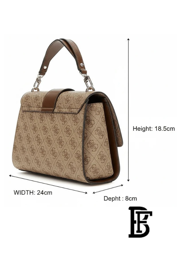 Guess brown Women Shoulder Bag Hwsg9500200 Lgw  – Elegant Everyday Shoulder Bag image 9
