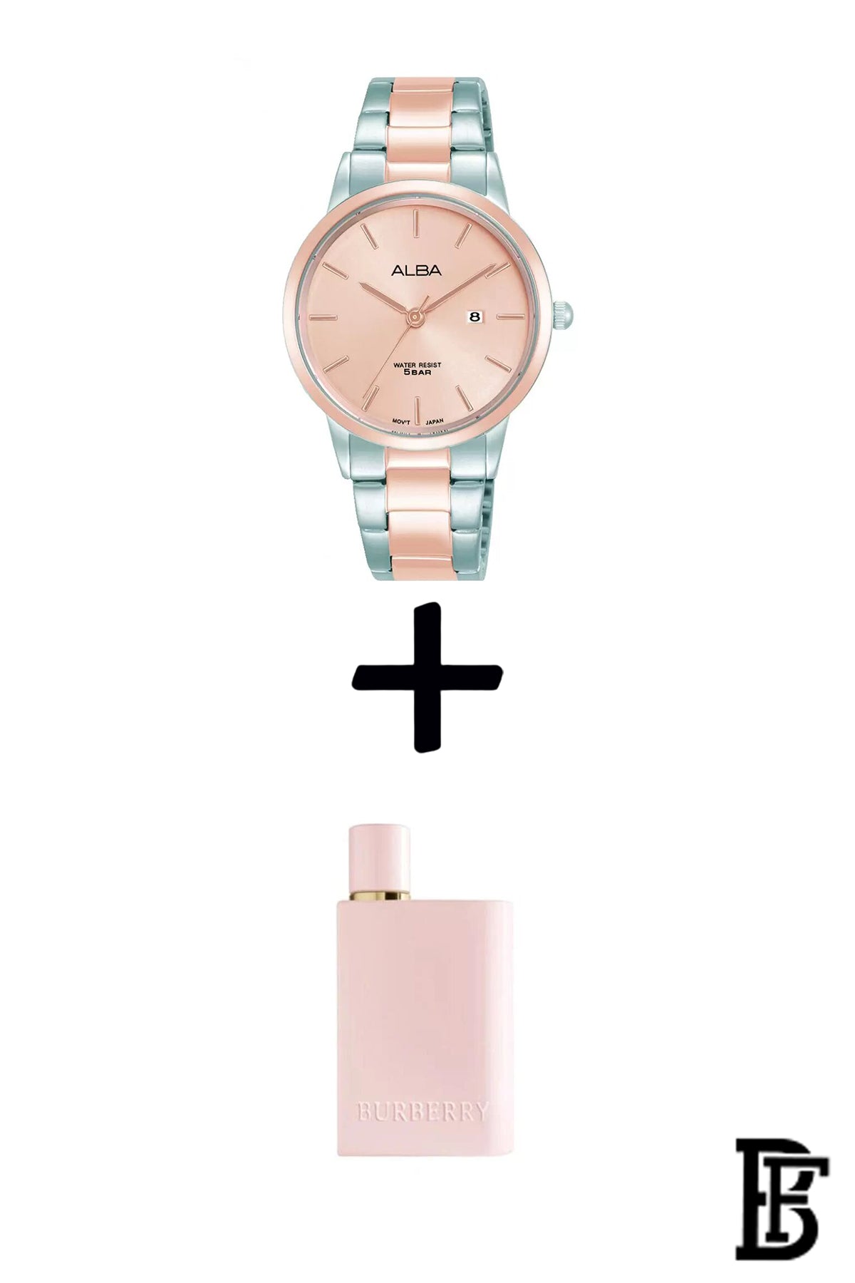 Alba AH7BU8X Women's Stainless steel  Quartz Analog Wrist Watch   + Gift perfume tester 30 ml  Warranty from Elaraby Group image 0