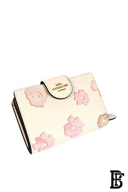 COACH Corner Zip Wallet Floral Print Coach Floral Print image 0