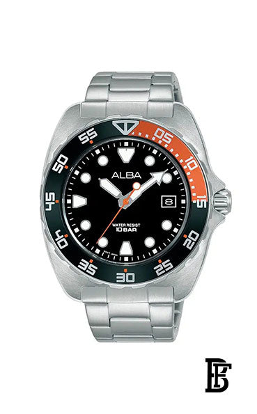 Alba AS9N01X Men's Stainless Steel Quartz  Analog Wrist Watch   Warranty from Elaraby Group image 0