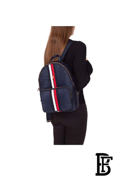 Tommy Hilfiger Blue Leather Women backpack Aw0Aw13170 – Elegant Everyday Bag image 10