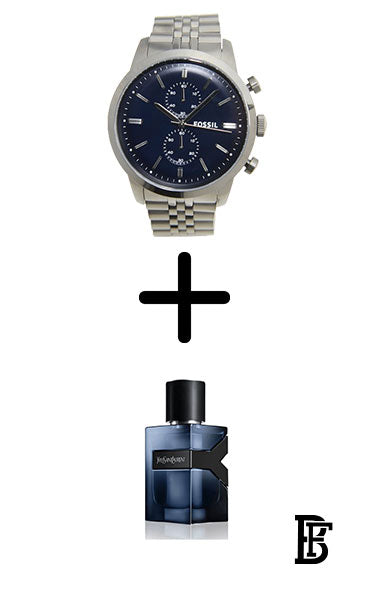 FOSSIL FS4786 Men's Townsman Analog Watch + Gift perfume tester 30 ml image 1