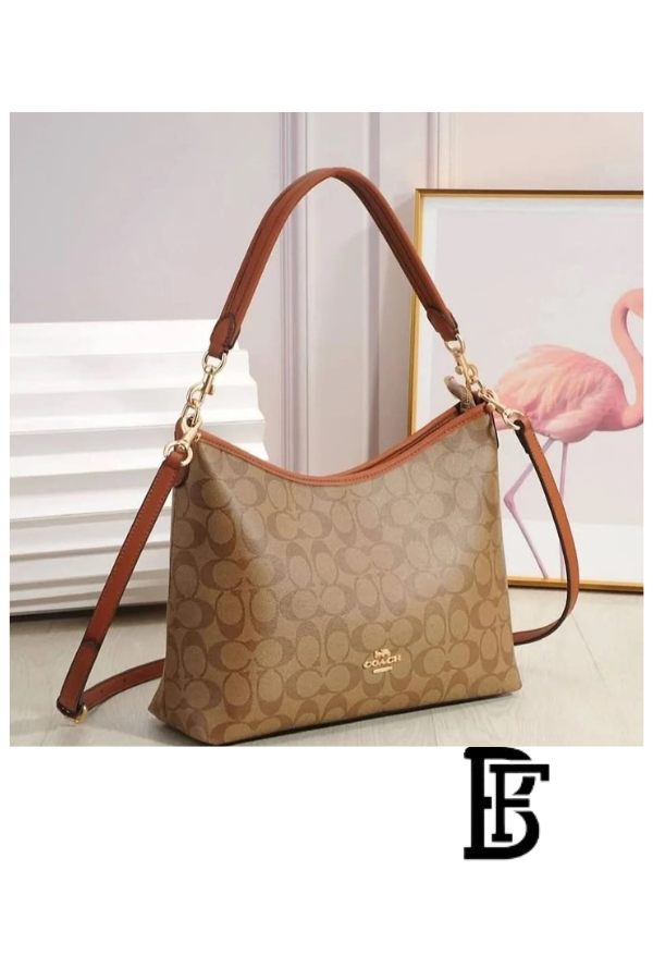 Coach Khaki Women Shoulder Bag Cr149 1 – Elegant Everyday Shoulder Bag image 6
