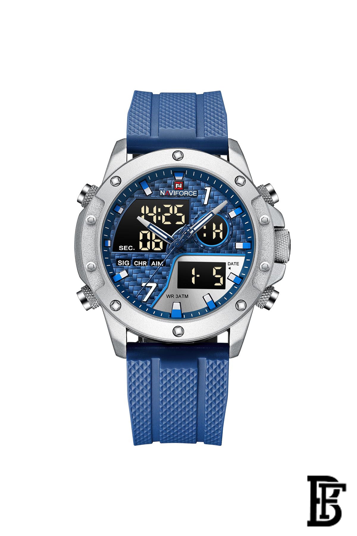 Naviforce NF9221 S/BE/BE     Men's Analog Leather Watch image 1