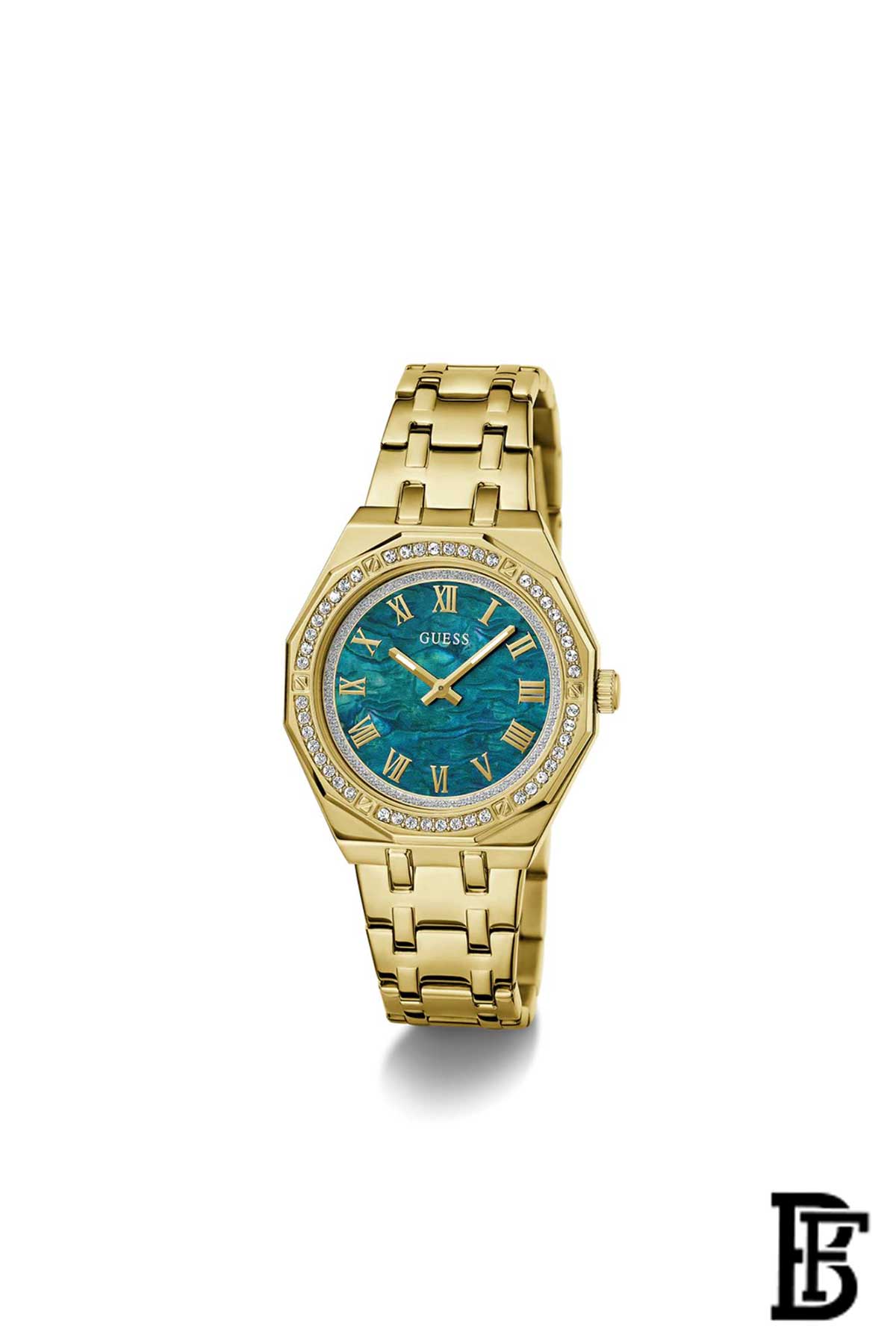 GUESS Ladies Gold Tone Analog Watch image 1
