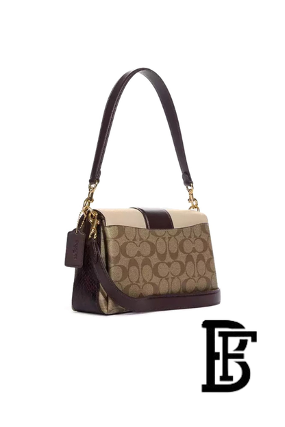 Coach Beige Multi Women Shoulder Bag Cc066 Imupm – Elegant Everyday Shoulder Bag image 7