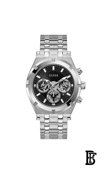 GUESS GW0260G1 Men's Brushed/Polished Stainless Steel Bracelet Watch + Gift perfume tester 30 ml image 2