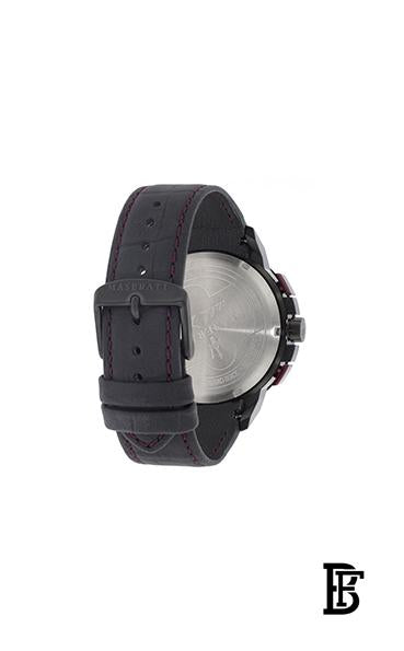 MASERATI Men's Ingegno Croc Embossed Leather Quartz Chronograph Watch R8871619003 image 3