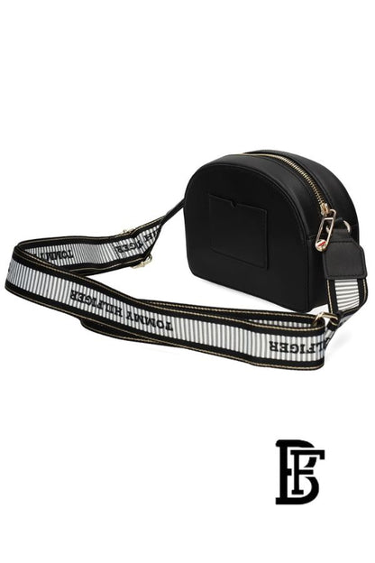 Tommy Hilfiger Black Leather Women Handbag Aw0Aw16679 – Elegant Everyday Shoulder Bag image 6