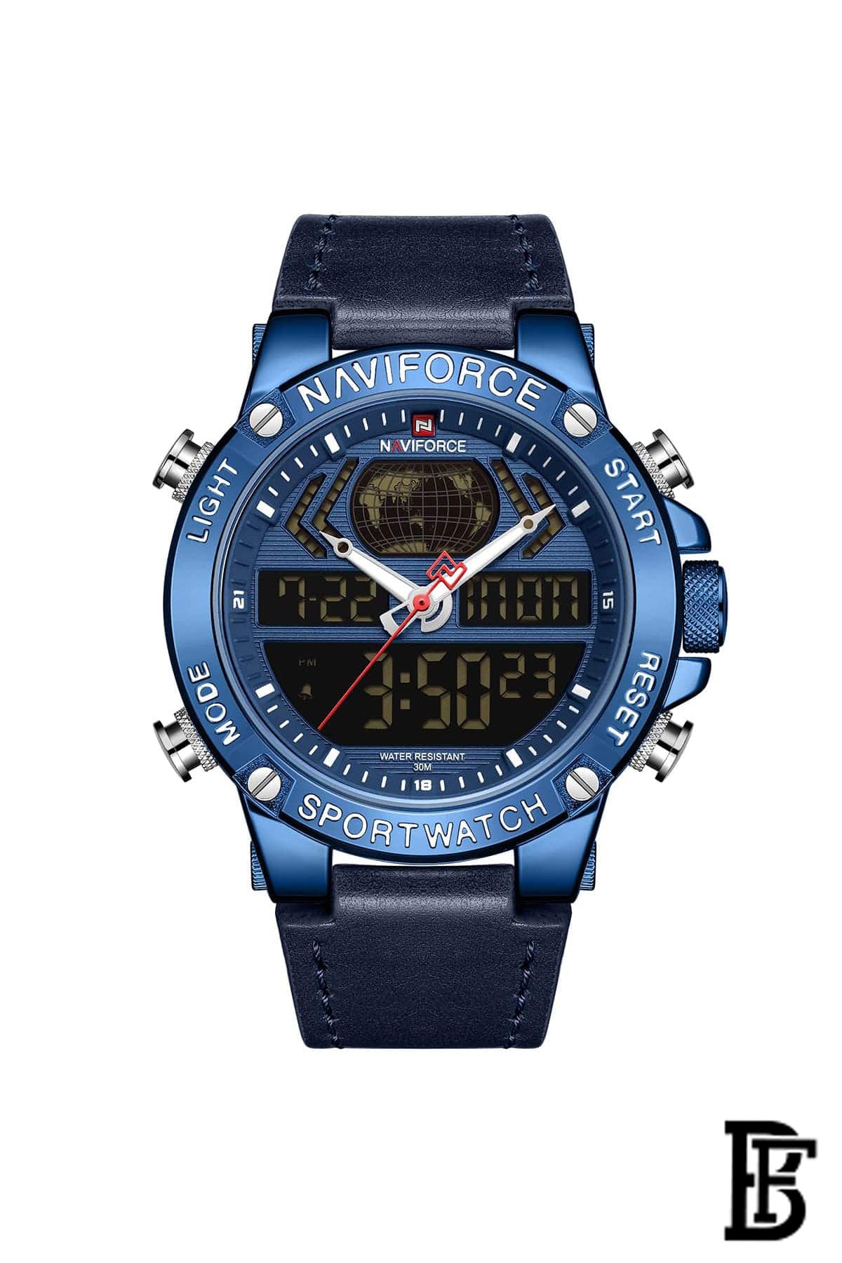 Naviforce NF9164 BEBEBE    Men's Analog Leather Watch image 1