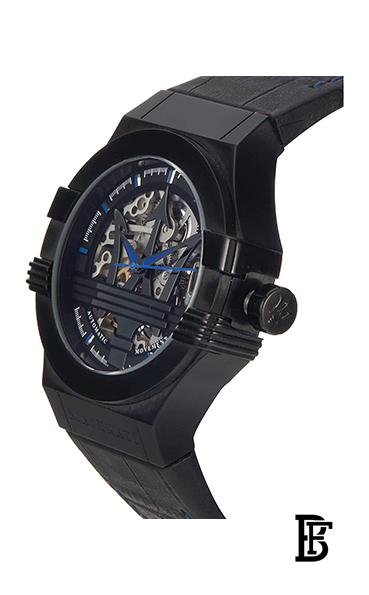 MASERATI Men's Leather Analog Watch R8821108009 image 2