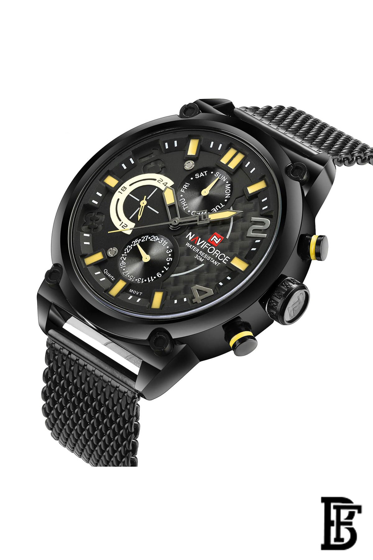 NAVIFORCE NF9068 BYB   MEN'S Stainless Steel Wrist Watch image 2