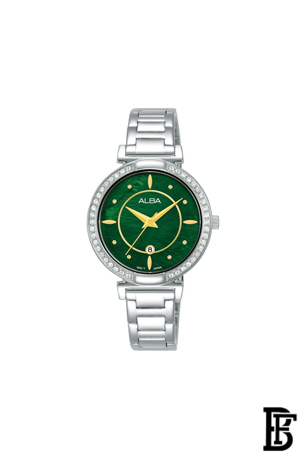 Alba AH7BF3X1 Women's Stainless steel  Quartz Analog Wrist Watch   + Gift perfume tester 30 ml  Warranty from Elaraby Group image 2