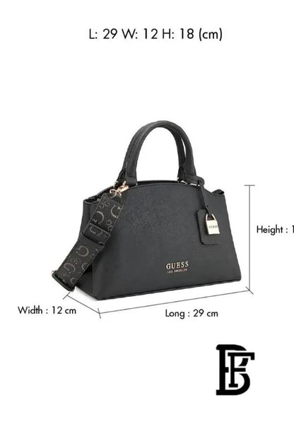 Guess Black Women Shoulder Bag Sa917706 – Elegant Everyday Shoulder Bag image 6