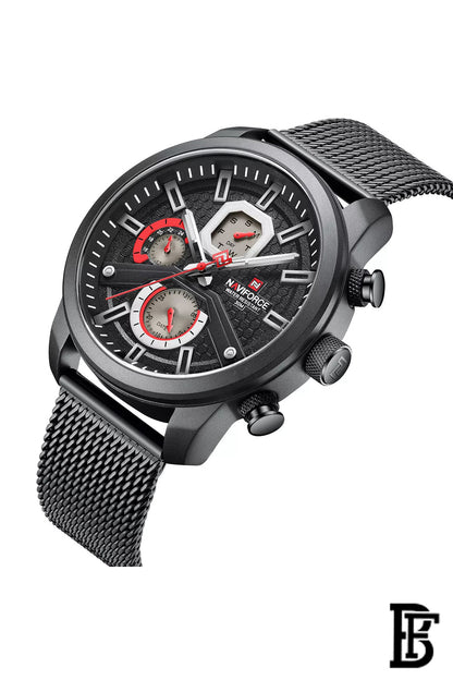 NAVIFORCE NF9211S B/B   MEN'S Stainless Steel Analog Wrist Watch image 2