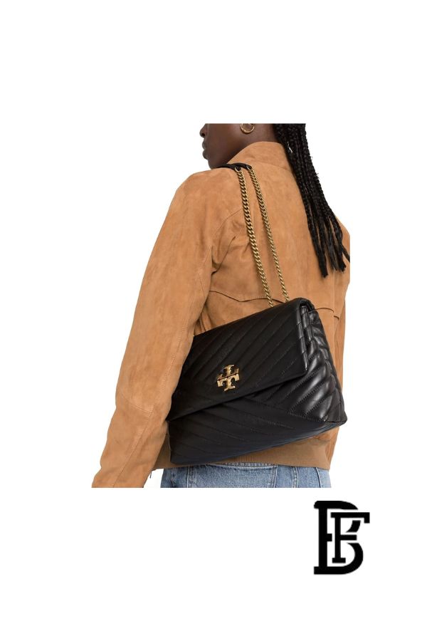 Tory Burch Black Leather Women Handbag 90452 001 – Elegant Everyday Shoulder Bag image 9