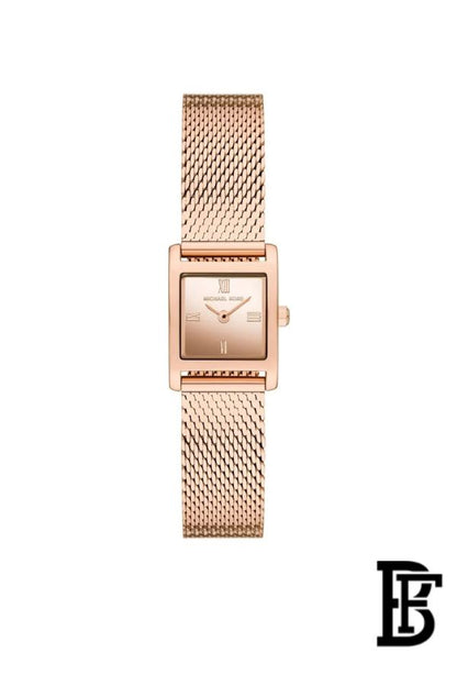 Michael Kors Georgie Women's Watch MK4960 – Rose Gold Square Dial & Stainless Steel Strap 19mm image 1