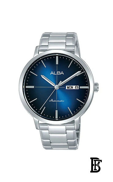 Alba AL4123X Men's Stainless Steel Automatic Analog Wrist Watch      Warranty from Elaraby Group image 1
