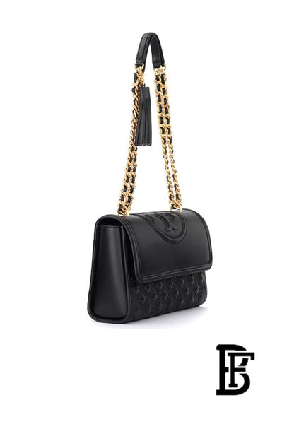 Tory Burch Black Leather Women Handbag 76997001 – Elegant Everyday Shoulder Bag image 4