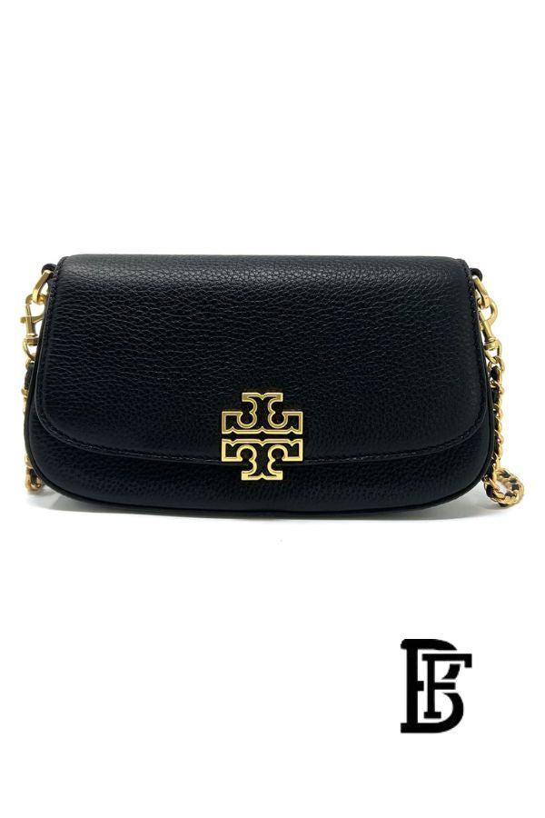 Tory Burch Black Leather Women Handbag 138772 001 – Elegant Everyday Shoulder Bag image 0