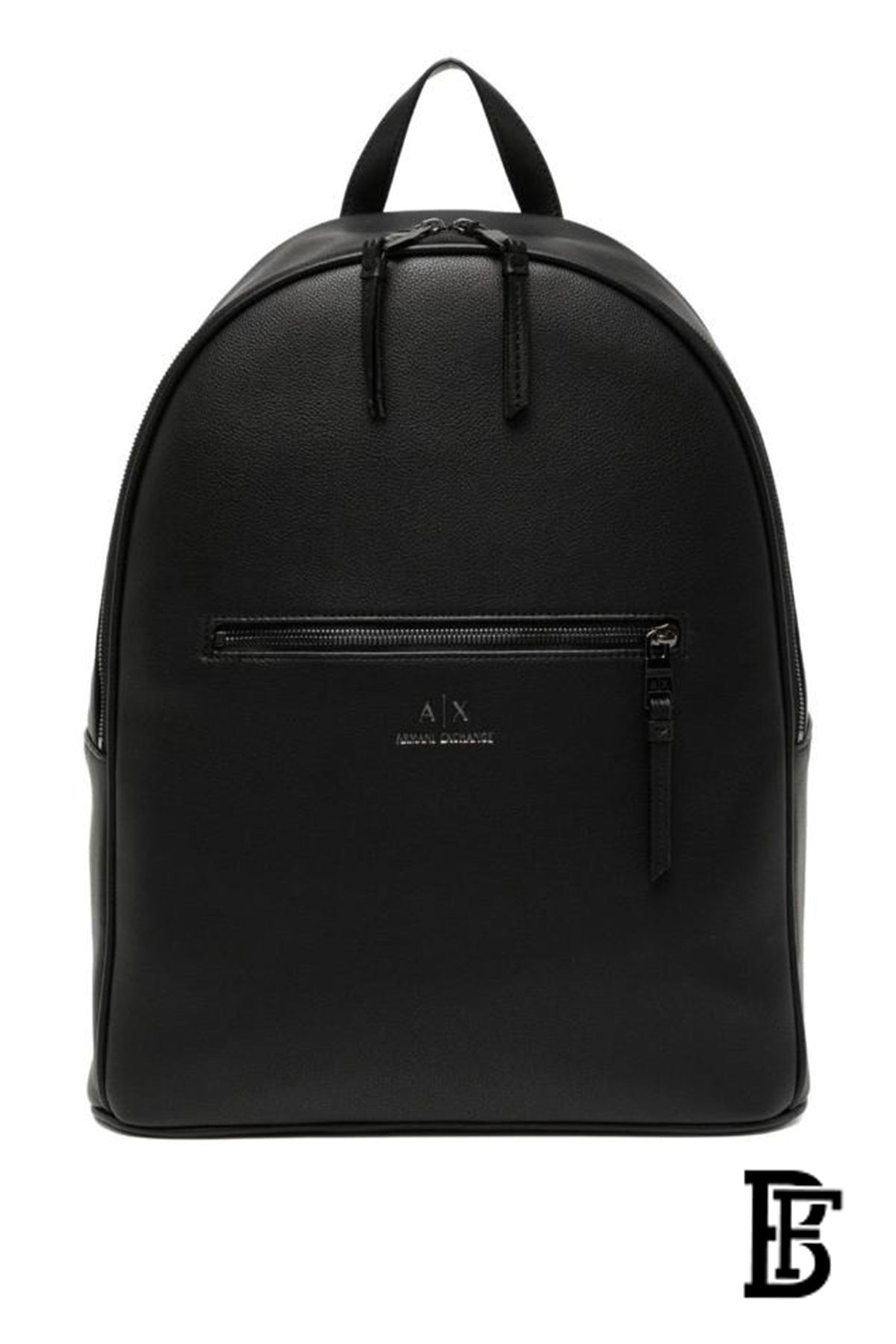 A|X ARMANI EXCHANGE mens Eco-leather Backpack, Black, One Size US image 0