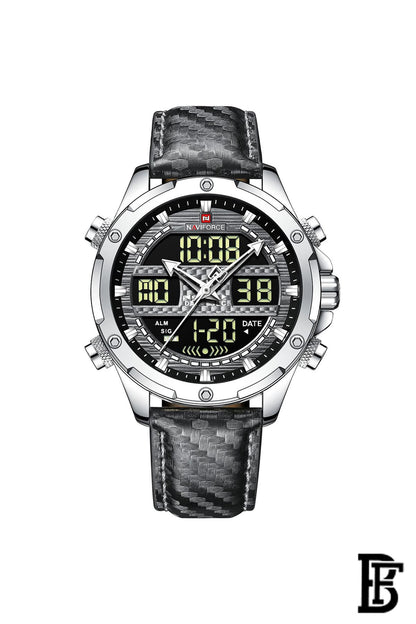 Naviforce NF9194 SGYGY     Men's Analog Leather Watch image 1