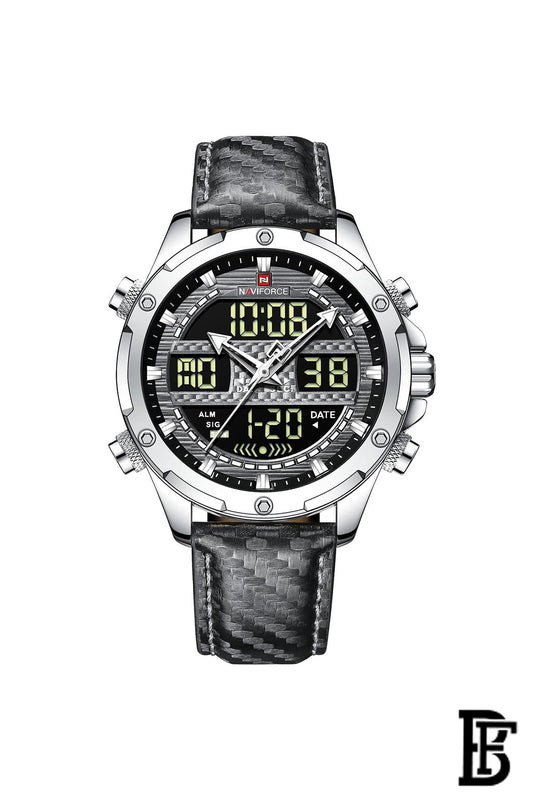 Naviforce NF9194 SGYGY     Men's Analog Leather Watch image 1