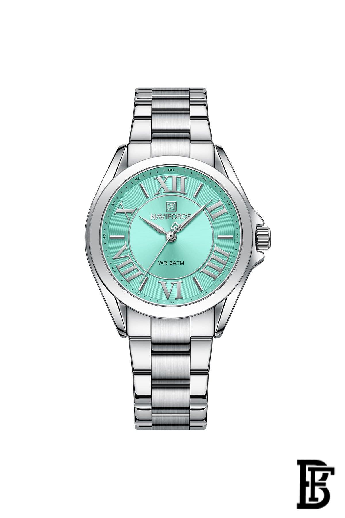 Naviforce NF5037 SBE   Women's Analog Stainless Steel Watch image 0
