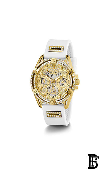 GUESS Women's Silicone  Analog  Wrist Watch  GW0536L2 + Gift perfume Tester 30 ml image 2