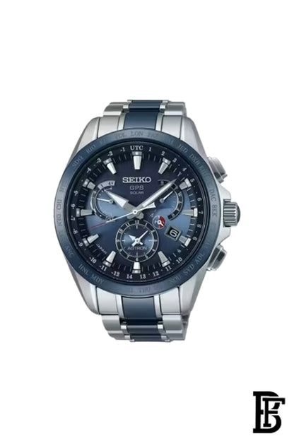 SEIKO Men's Hand Watch ASTRON Stainless Steel Band, Blue Dial SSE043J1 image 0