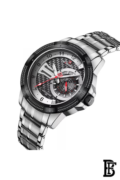 NAVIFORCE NF9206 S/B      MEN'S Stainless Steel Analog Wrist Watch image 2