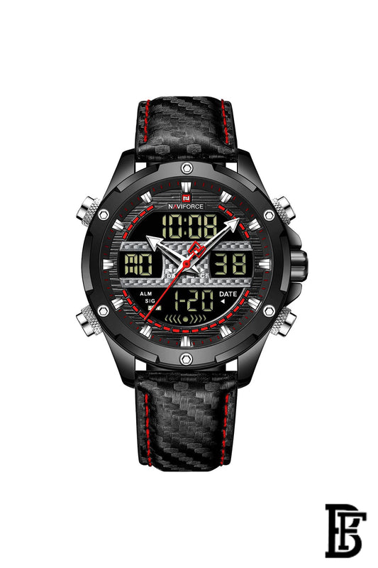 Naviforce NF9194 BRB      Men's Analog Leather Watch image 1