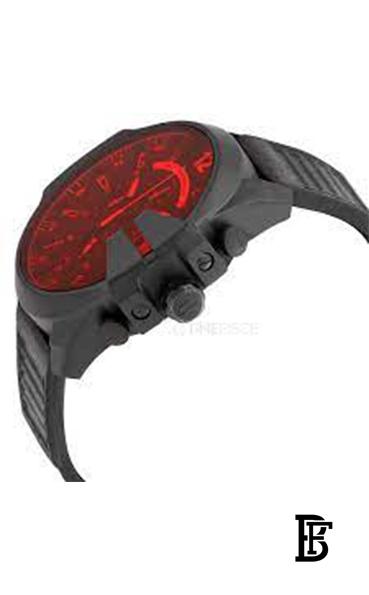 DIESEL Men's Mega Chief Black Dial Leather Band Watch DZ4460 image 2