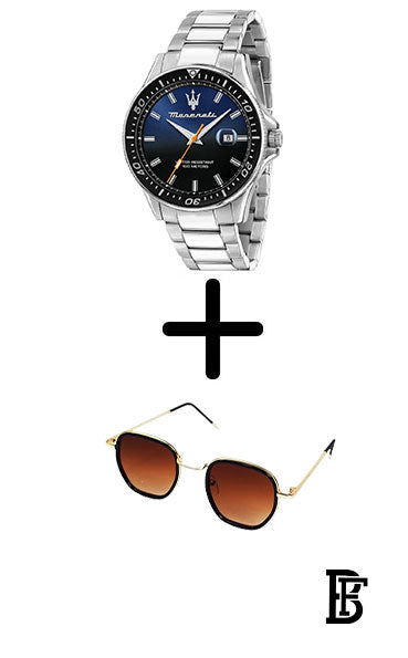 Maserati Watch For Men R8853140001 + Sun glasses gift sg7 image 0