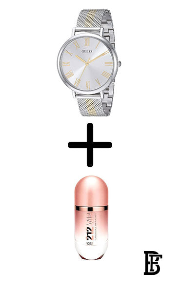 GUESS Women Stainless Steel Analog Watch W1155L1 + Gift perfume Tester 30 ml image 0