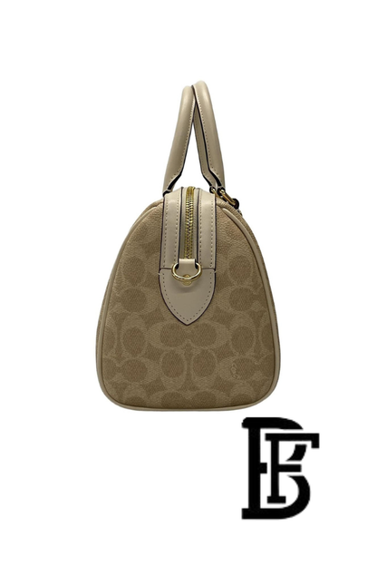 Coach Gold Sand Chalk Women Handbag Bag Cv961 Imxdm– Elegant Everyday Handbag Bag image 7